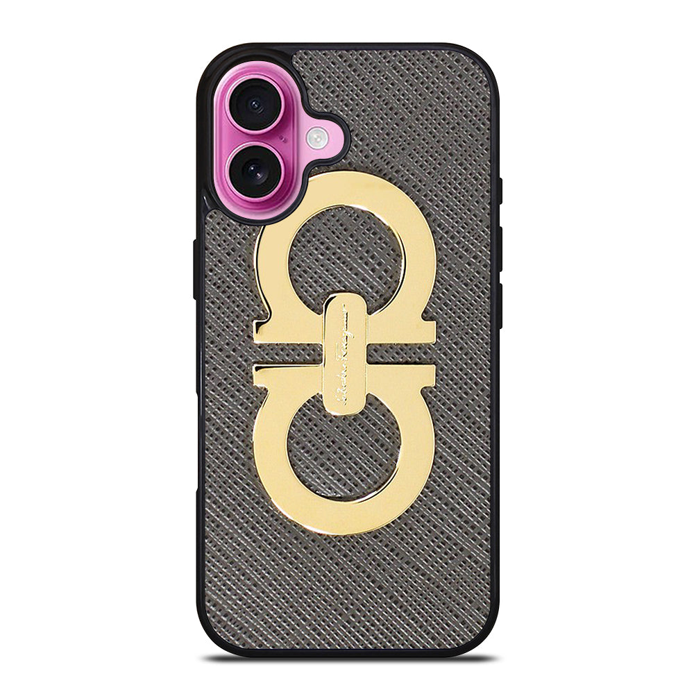 SALVATORE FERRAGAMO EMBLEM iPhone 16 Plus Case Cover