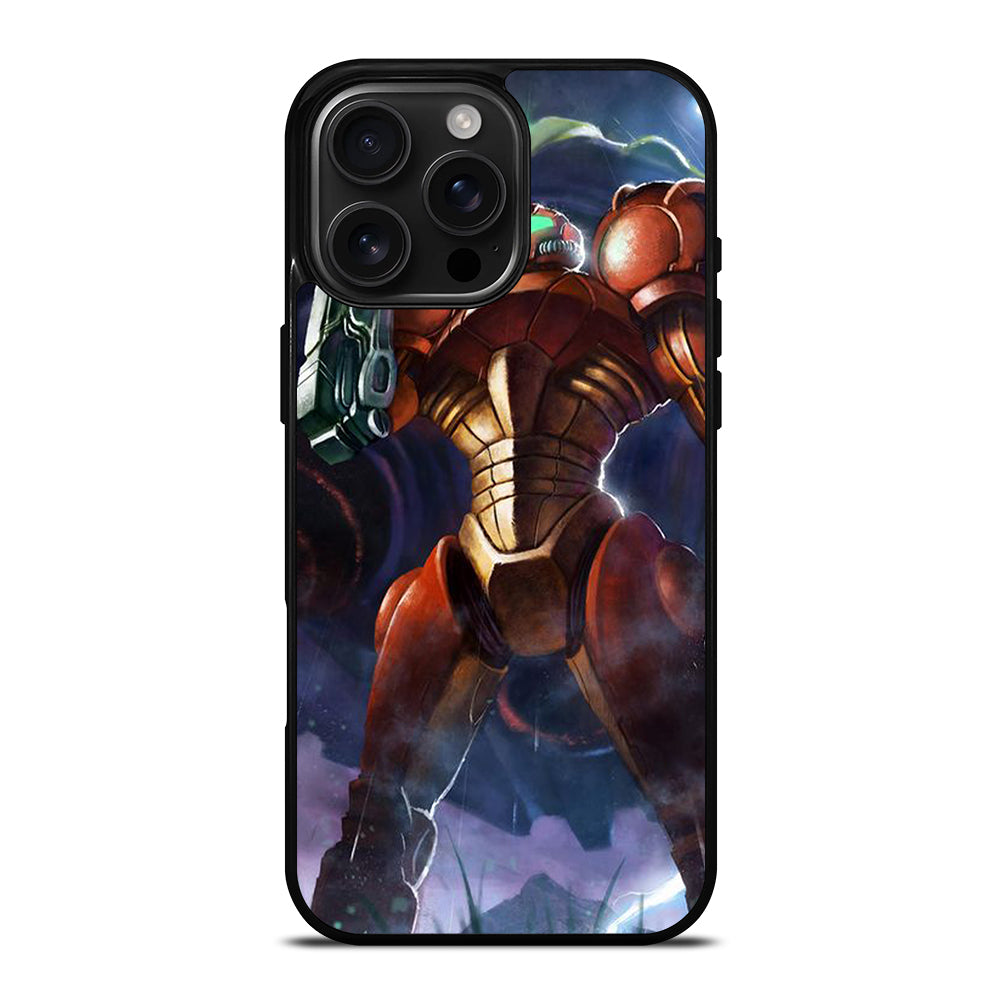 SAMUS ARAN METROID ART iPhone 16 Pro Max Case Cover