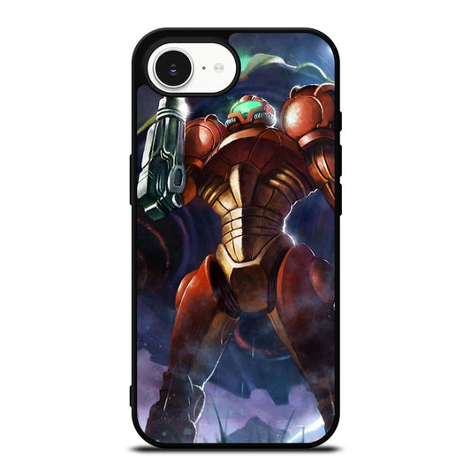 SAMUS ARAN METROID ART iPhone 16e Case Cover