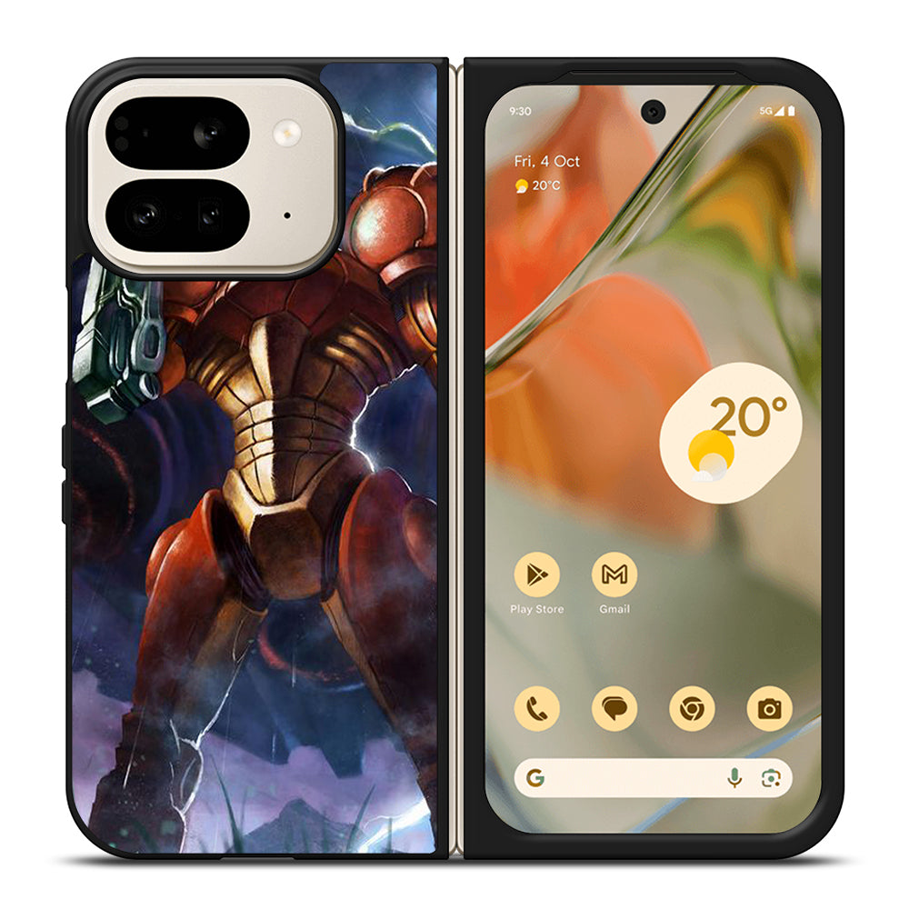 SAMUS ARAN METROID ART Google Pixel 9 Pro Fold Case Cover