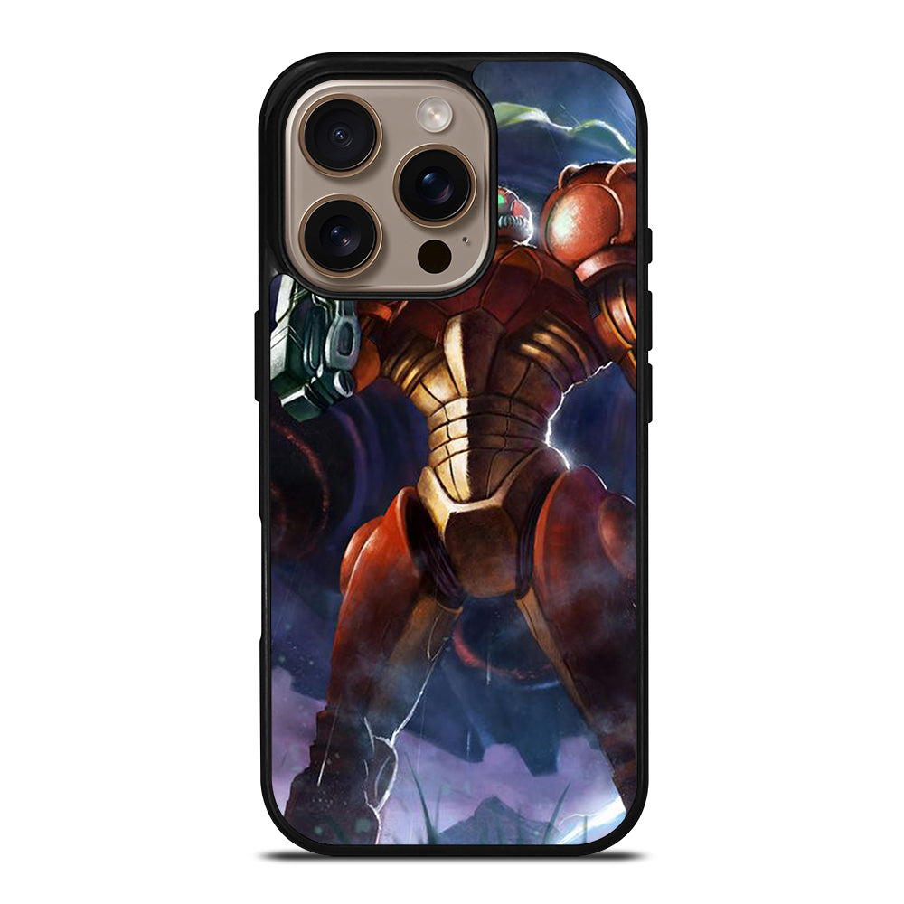 SAMUS ARAN METROID ART iPhone 16 Pro Case Cover