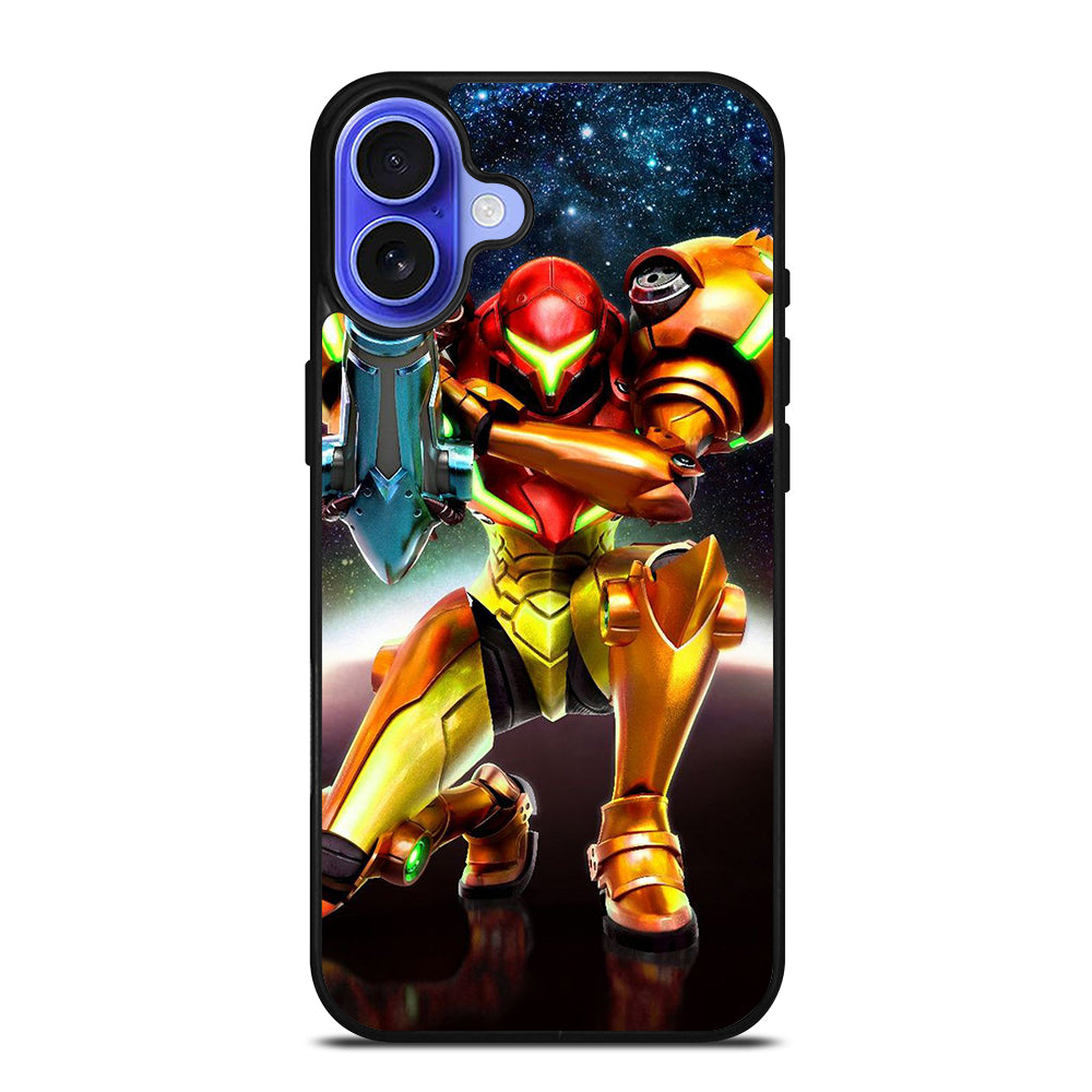 SAMUS ARAN METROID CARTOON iPhone 16 Case Cover