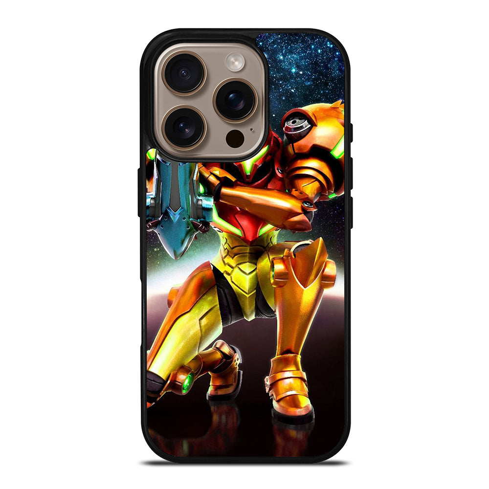 SAMUS ARAN METROID CARTOON iPhone 16 Pro Case Cover