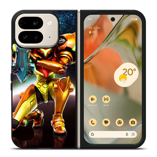 SAMUS ARAN METROID CARTOON Google Pixel 9 Pro Fold Case Cover