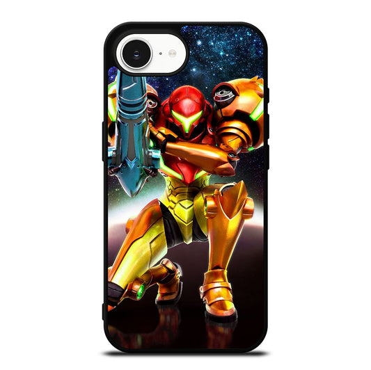 SAMUS ARAN METROID CARTOON iPhone 16e Case Cover