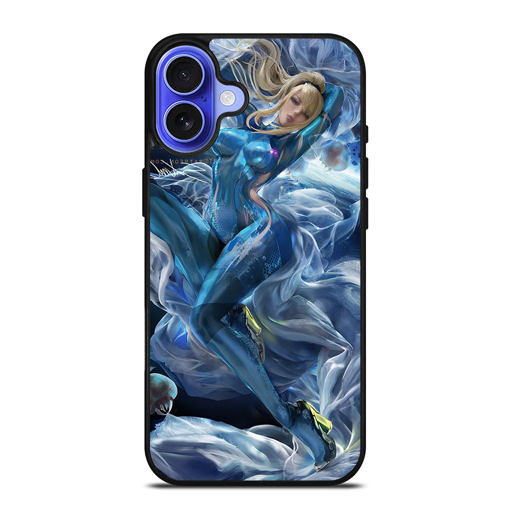 SAMUS ARAN METROID SEXY iPhone 16 Case Cover