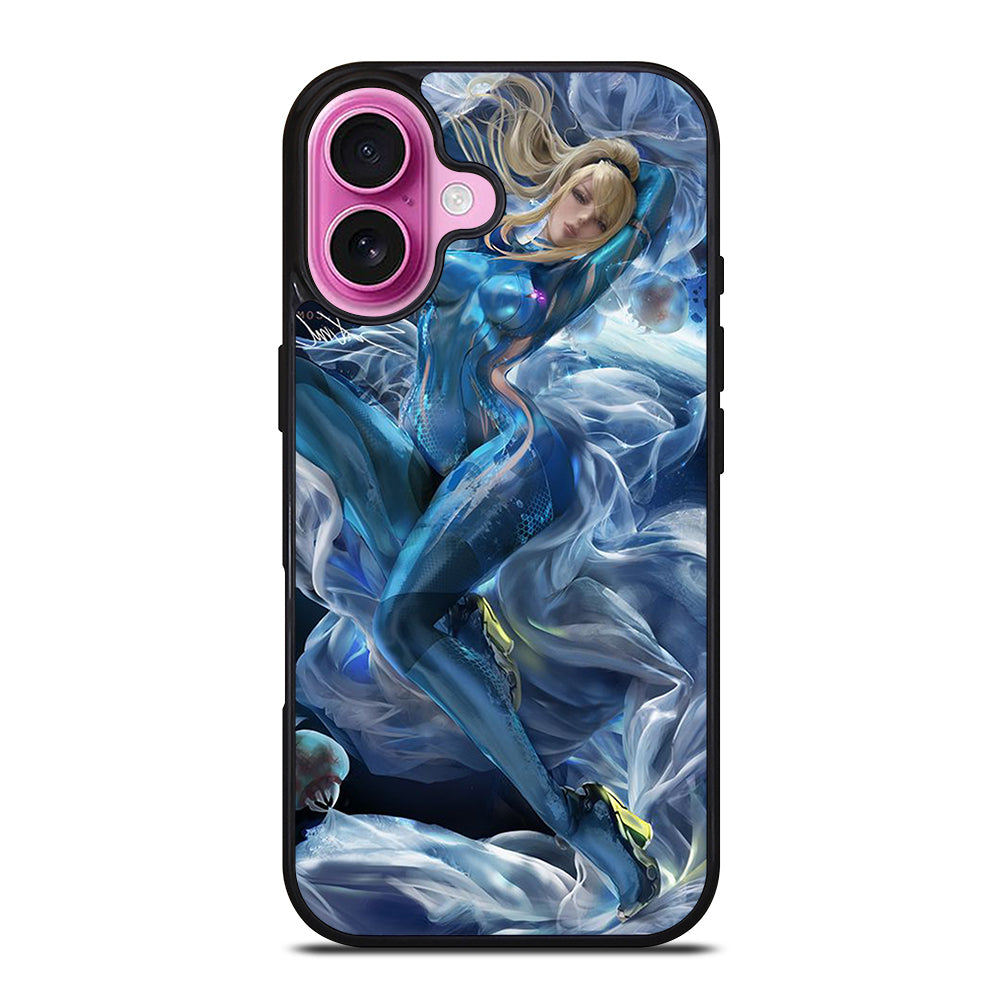 SAMUS ARAN METROID SEXY iPhone 16 Plus Case Cover