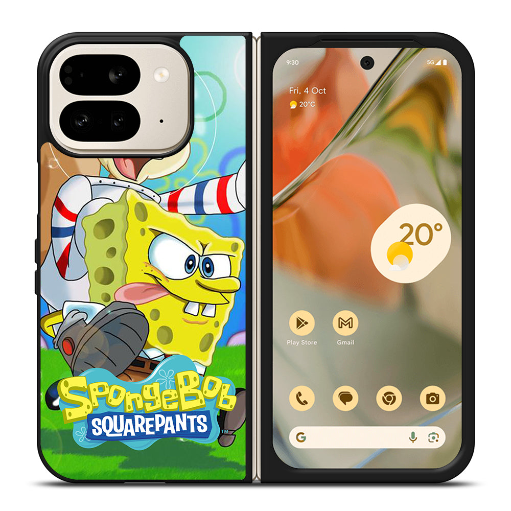 SANDY SQUIRREL AND SPONGEBOB SQUAREPANTS Google Pixel 9 Pro Fold Case Cover