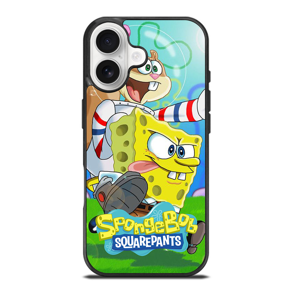 SANDY SQUIRREL AND SPONGEBOB SQUAREPANTS iPhone 17 Case Cover