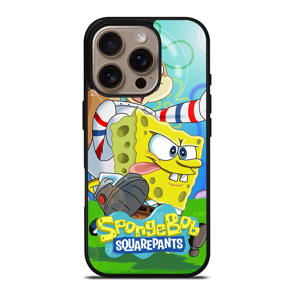 SANDY SQUIRREL AND SPONGEBOB SQUAREPANTS iPhone 16 Pro Case Cover