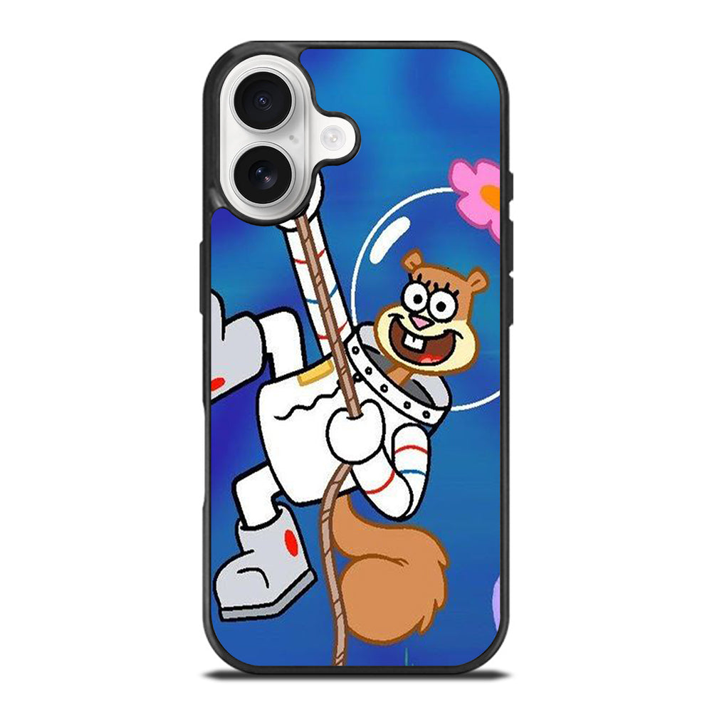 SANDY SQUIRREL CLIMBING SPONGEBOB iPhone 17 Case Cover