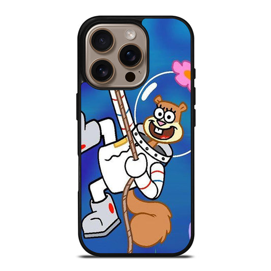 SANDY SQUIRREL CLIMBING SPONGEBOB iPhone 16 Pro Case Cover