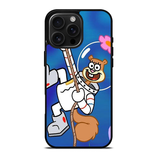 SANDY SQUIRREL CLIMBING SPONGEBOB iPhone 16 Pro Max Case Cover