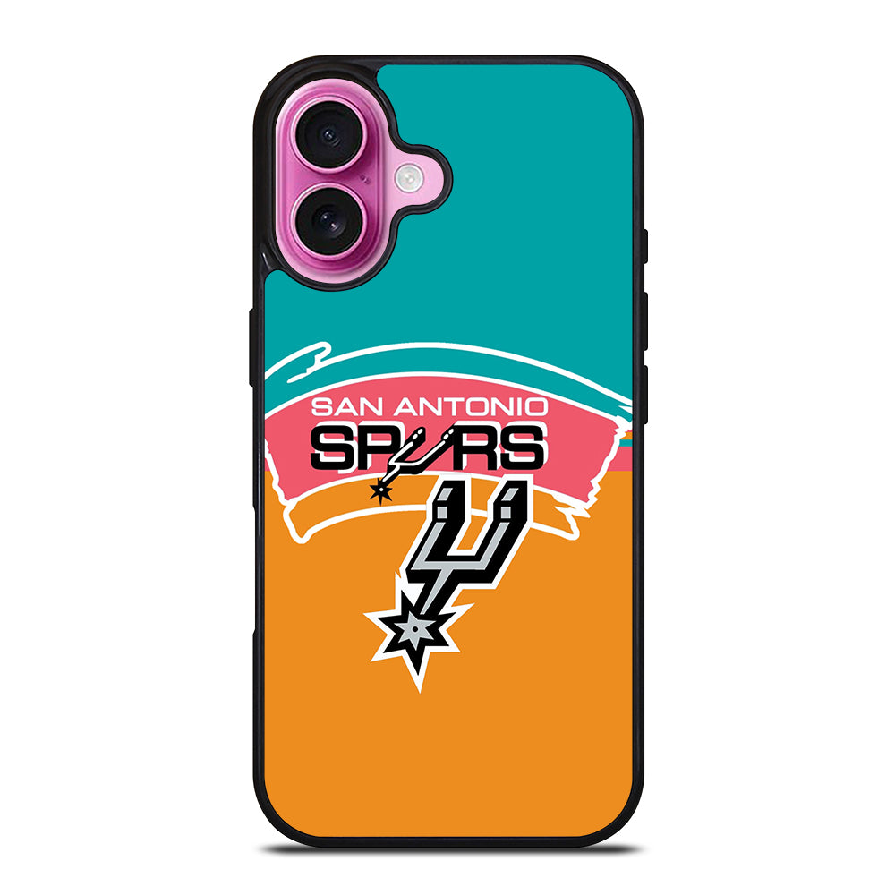 SAN ANTONIO SPURS NBA BASKETBALL 2 iPhone 16 Plus Case Cover