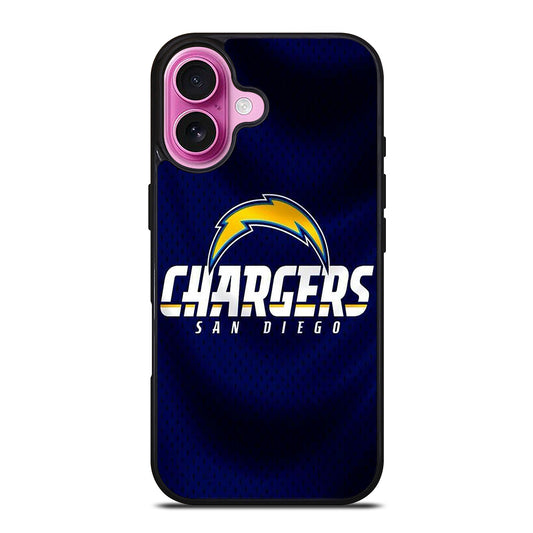 SAN DIEGO CHARGERS JERSEY iPhone 16 Plus Case Cover