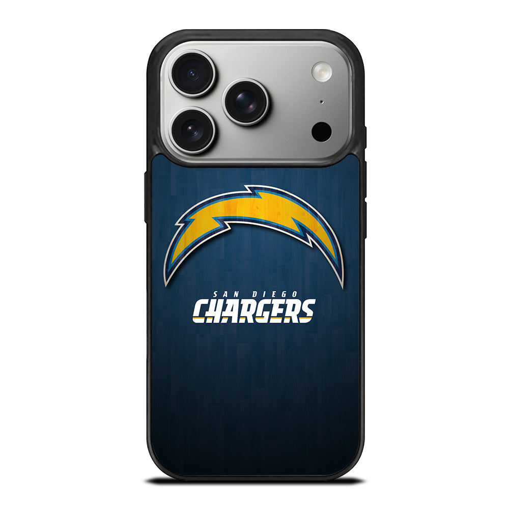 SAN DIEGO CHARGERS WOODEN LOGO iPhone 17 Pro Case Cover