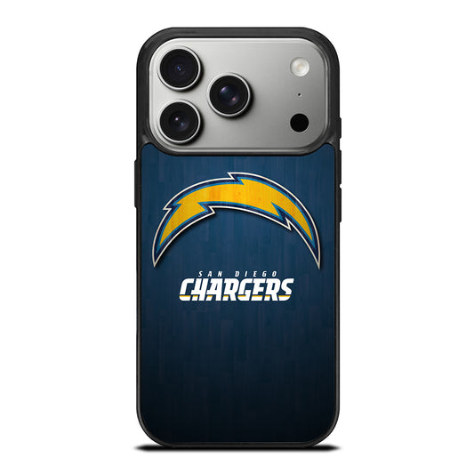 SAN DIEGO CHARGERS WOODEN LOGO iPhone 17 Pro Case Cover
