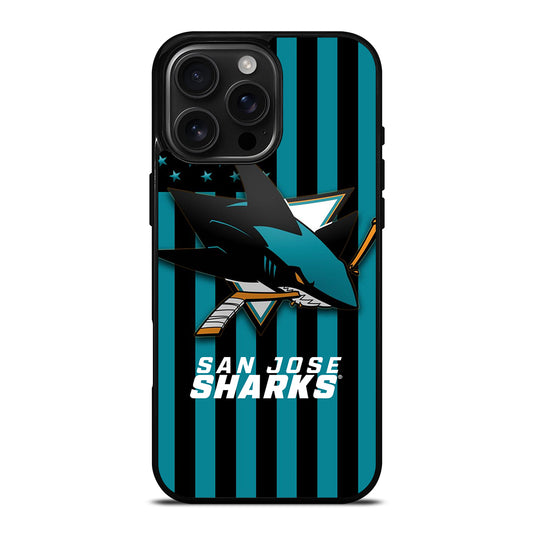 SAN JOSE SHARKS HOCKEY LOGO 1 iPhone 16 Pro Max Case Cover