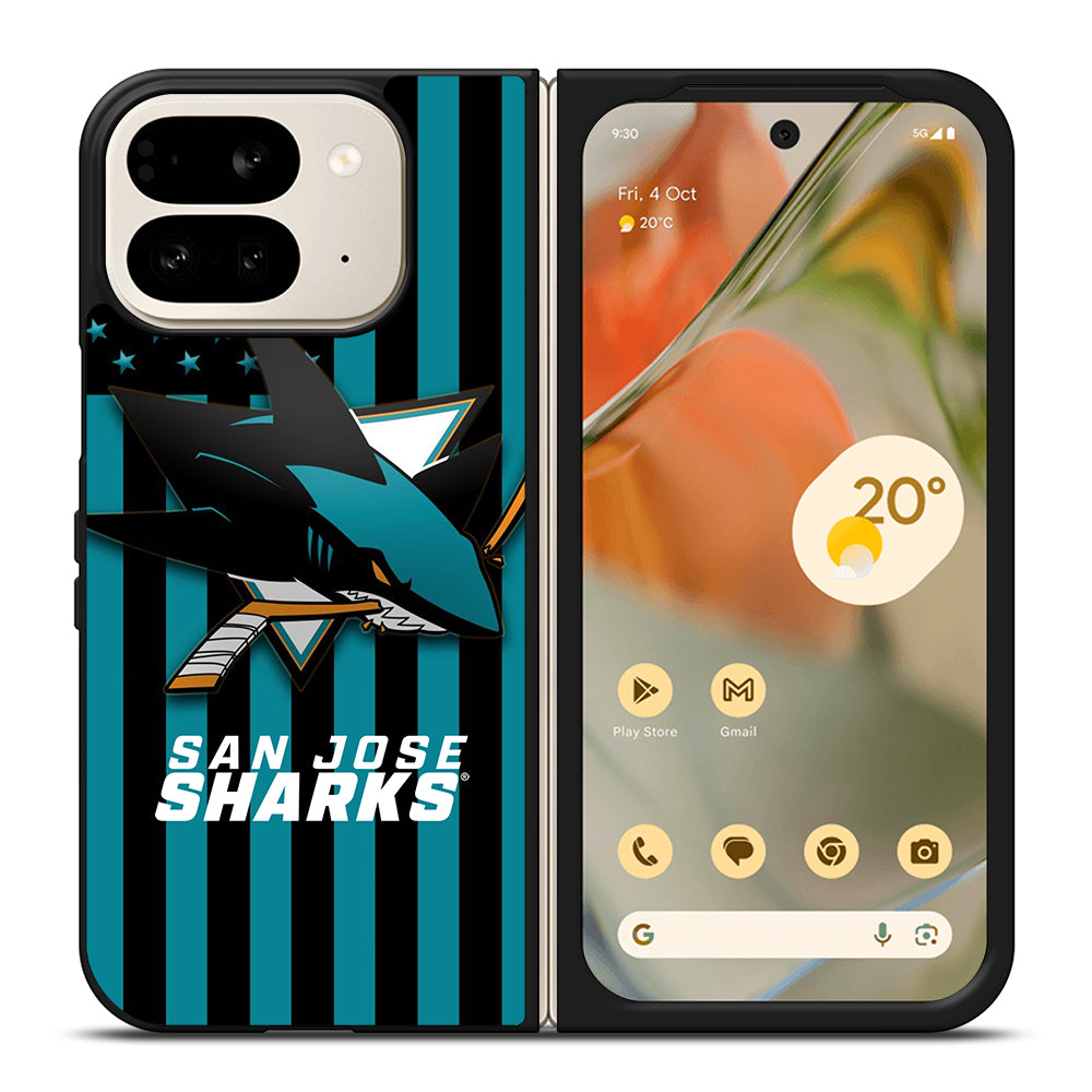 SAN JOSE SHARKS HOCKEY LOGO 1 Google Pixel 9 Pro Fold Case Cover