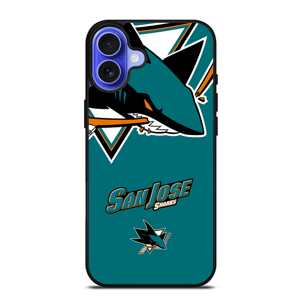 SAN JOSE SHARKS HOCKEY LOGO 3 iPhone 16 Case Cover