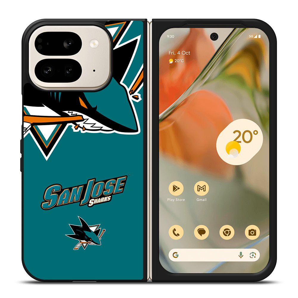 SAN JOSE SHARKS HOCKEY LOGO 3 Google Pixel 9 Pro Fold Case Cover