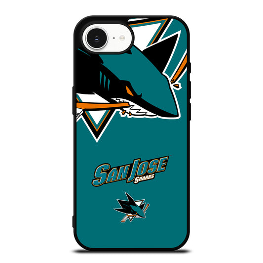 SAN JOSE SHARKS HOCKEY LOGO 3 iPhone 16e Case Cover