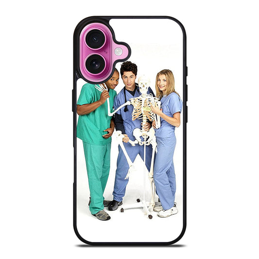 SCRUBS TURK AND JD THE SERIES iPhone 16 Plus Case Cover
