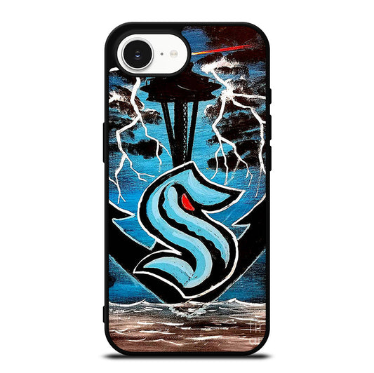 SEATTLE KRAKEN ART iPhone 16e Case Cover