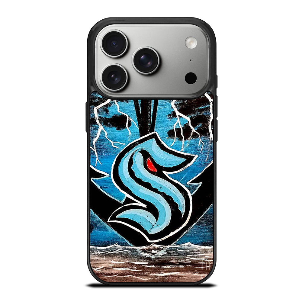 SEATTLE KRAKEN ART iPhone 17 Pro Case Cover