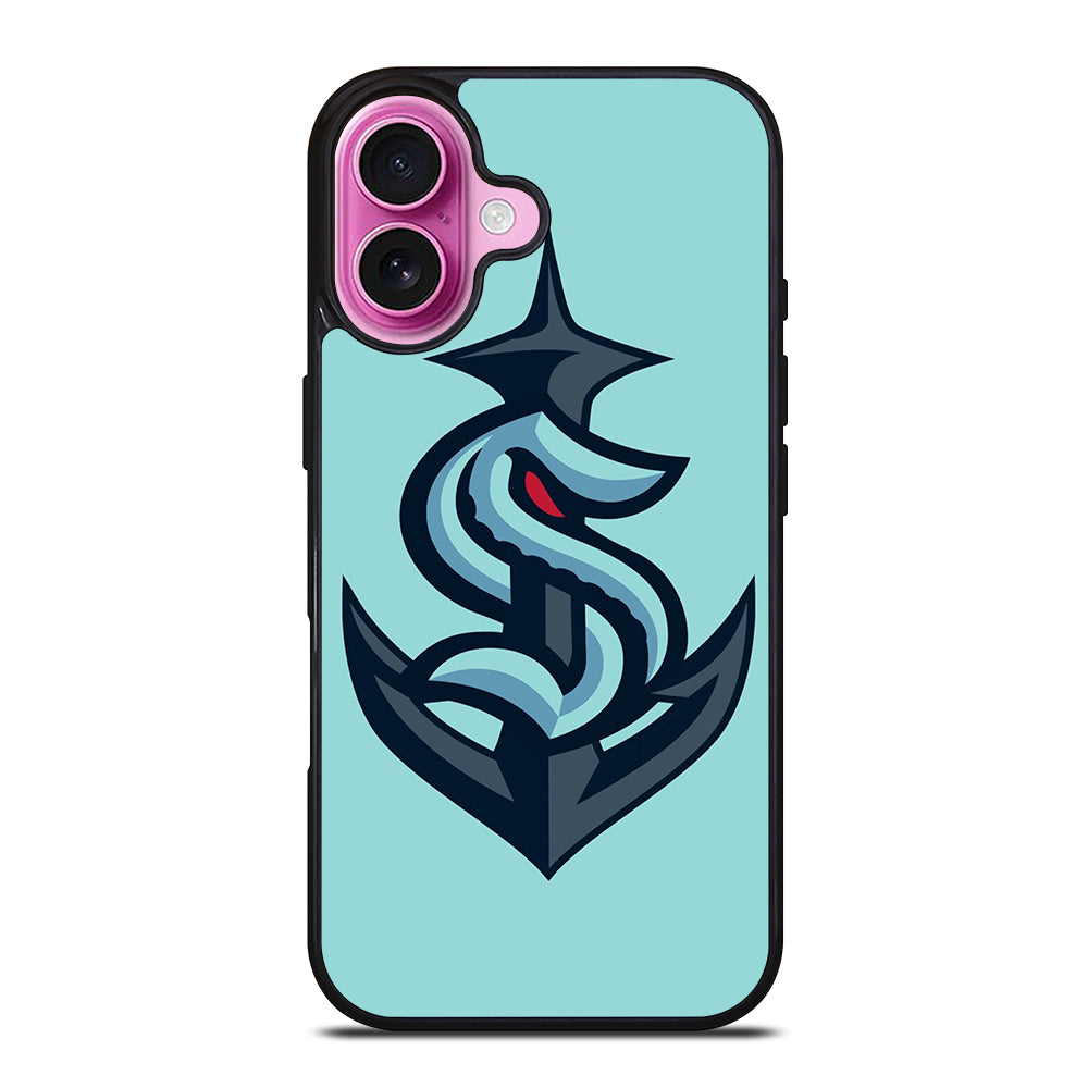 SEATTLE KRAKEN HOCKEY 3 iPhone 16 Plus Case Cover