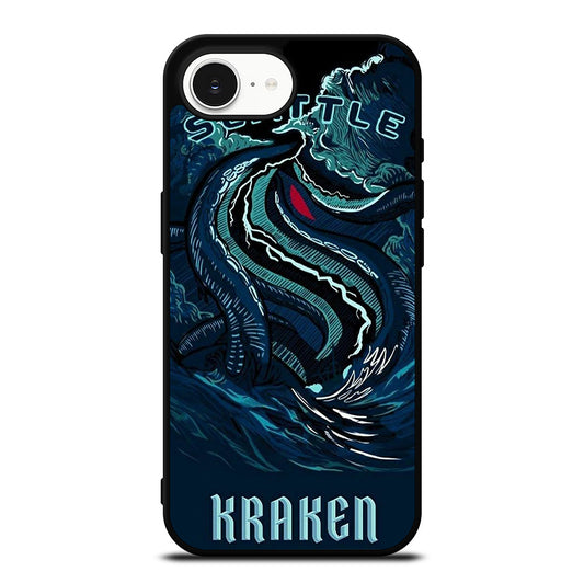 SEATTLE KRAKEN LOGO ART iPhone 16e Case Cover