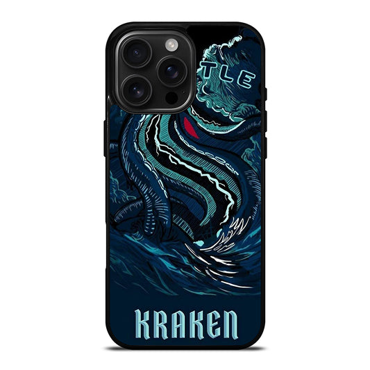 SEATTLE KRAKEN LOGO ART iPhone 16 Pro Max Case Cover