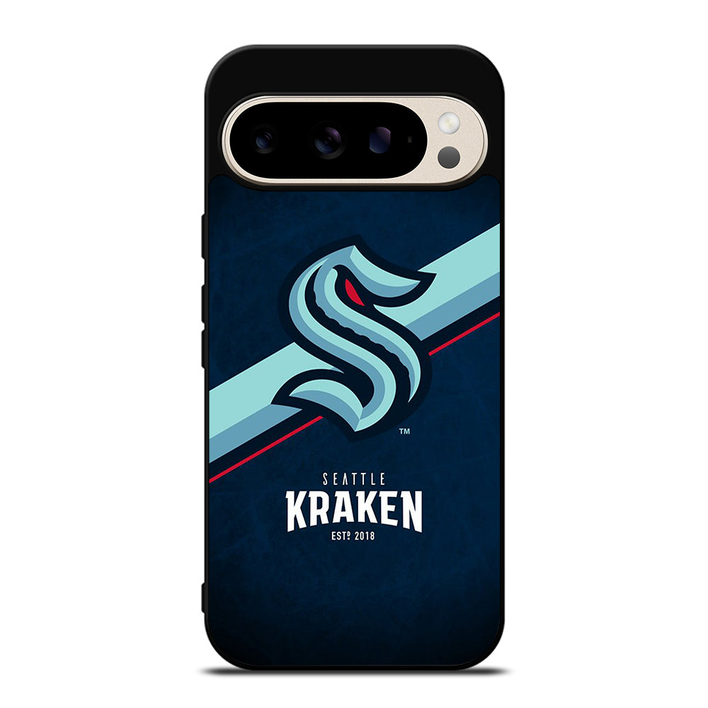 SEATTLE KRAKEN STRIPE LOGO Google Pixel 9 Pro Case Cover