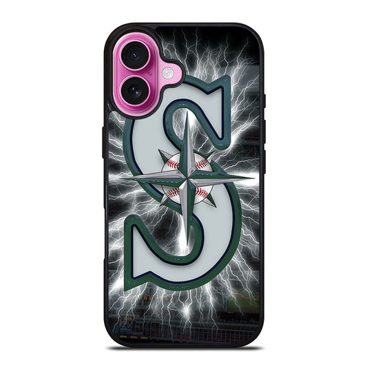 SEATTLE MARINERS BASEBALL 3 iPhone 16 Plus Case Cover