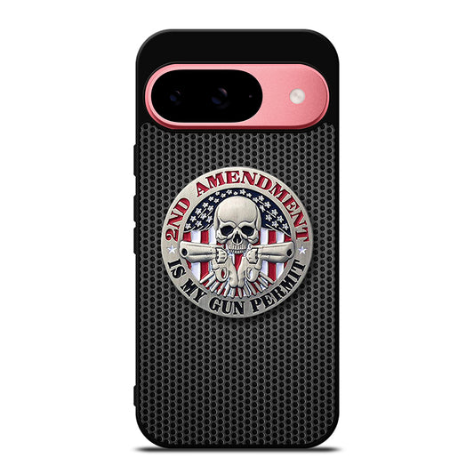SECOND AMENDMENT AMERICAN GUN METAL LOGO Google Pixel 9 Case Cover