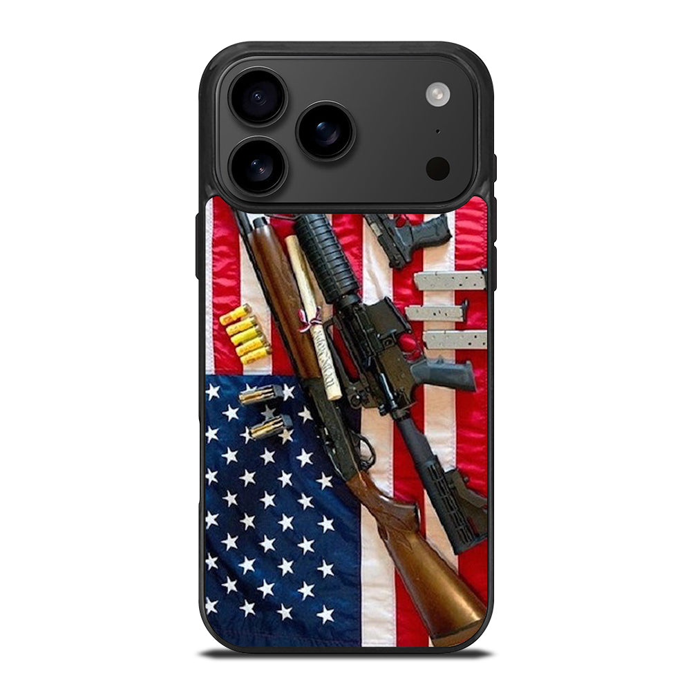 SECOND AMENDMENT AMERICAN GUN iPhone 17 Pro Max Case Cover
