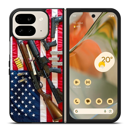 SECOND AMENDMENT AMERICAN GUN Google Pixel 9 Pro Fold Case Cover