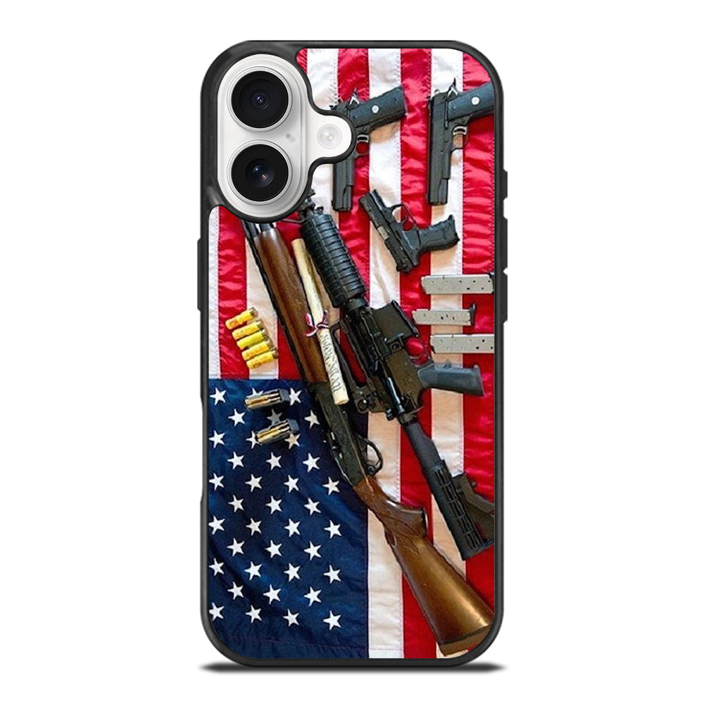 SECOND AMENDMENT AMERICAN GUN iPhone 17 Case Cover