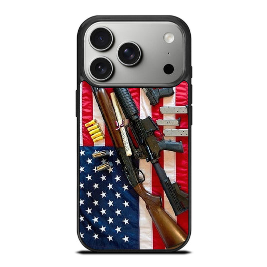 SECOND AMENDMENT AMERICAN GUN iPhone 17 Pro Case Cover