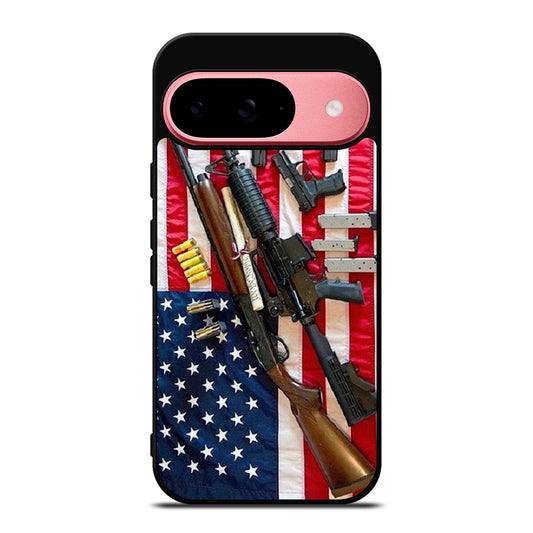 SECOND AMENDMENT AMERICAN GUN Google Pixel 9 Case Cover