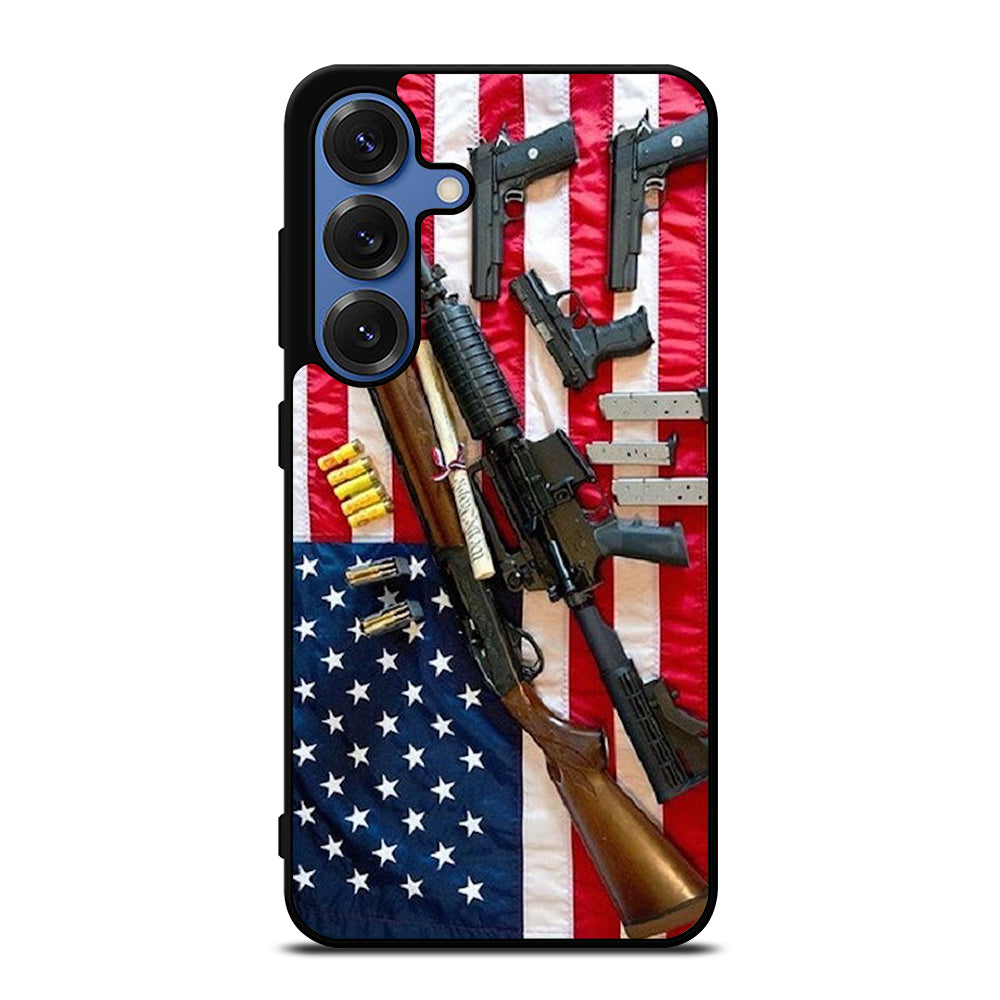 SECOND AMENDMENT AMERICAN GUN Samsung Galaxy S25 Case Cover