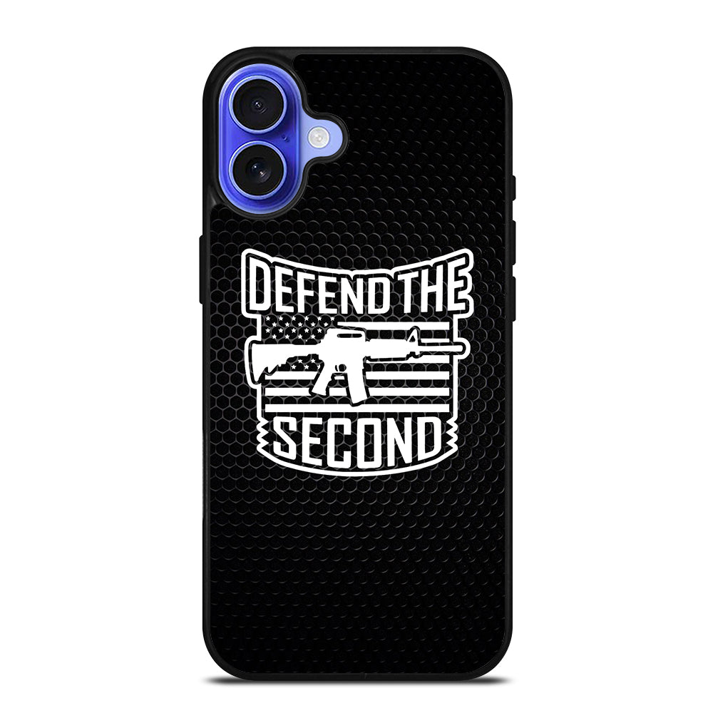 SECOND AMENDMENT LOGO METAL LOGO iPhone 16 Case Cover