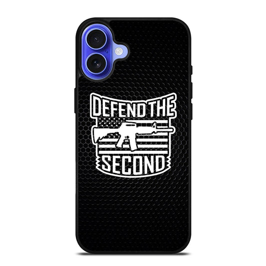 SECOND AMENDMENT LOGO METAL LOGO iPhone 16 Case Cover