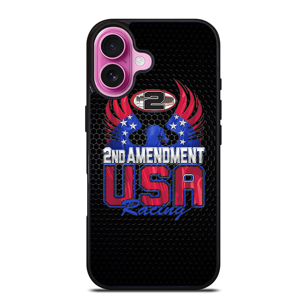 SECOND AMENDMENT LOGO METAL LOGO 2 iPhone 16 Plus Case Cover