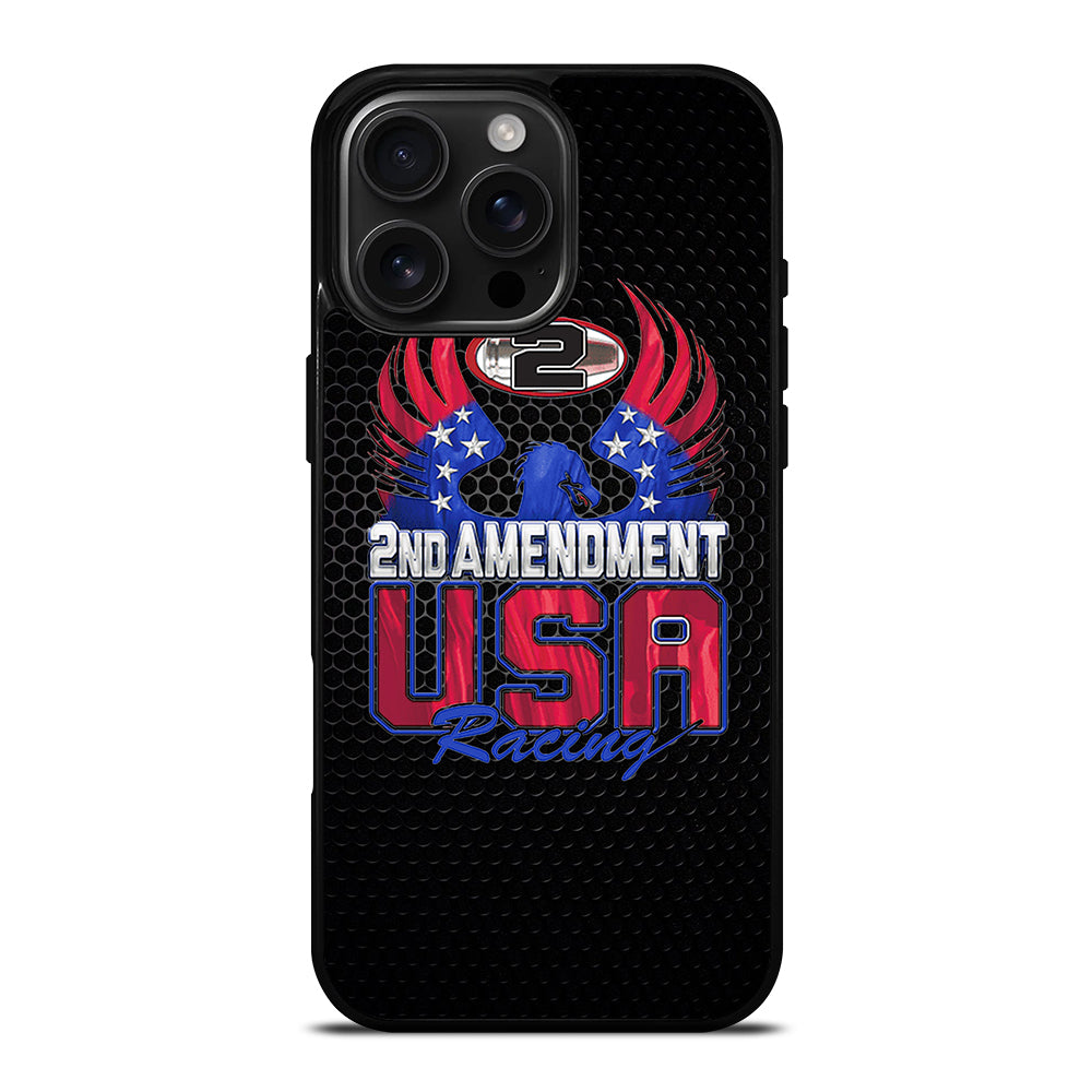 SECOND AMENDMENT LOGO METAL LOGO 2 iPhone 16 Pro Max Case Cover