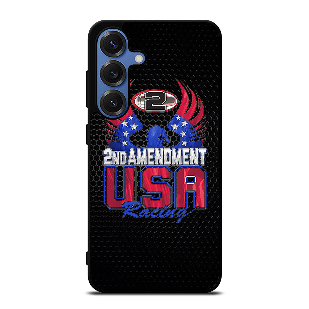 SECOND AMENDMENT LOGO METAL LOGO 2 Samsung Galaxy S25 Case Cover