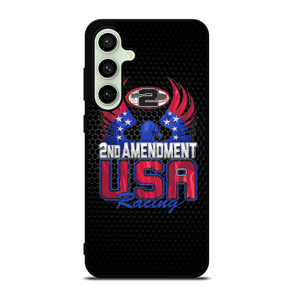 SECOND AMENDMENT LOGO METAL LOGO 2 Samsung Galaxy S24 FE Case Cover