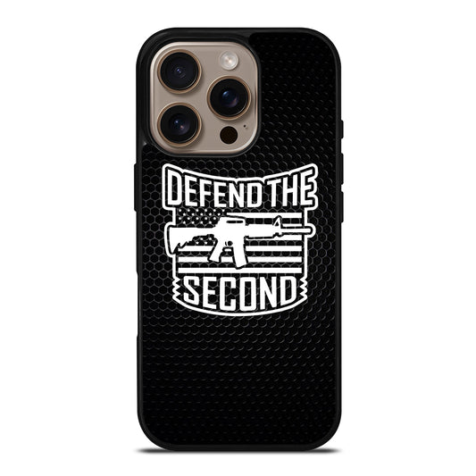 SECOND AMENDMENT LOGO METAL LOGO iPhone 16 Pro Case Cover