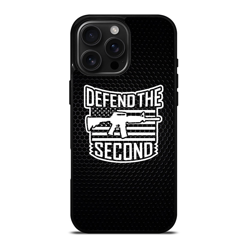 SECOND AMENDMENT LOGO METAL LOGO iPhone 16 Pro Max Case Cover