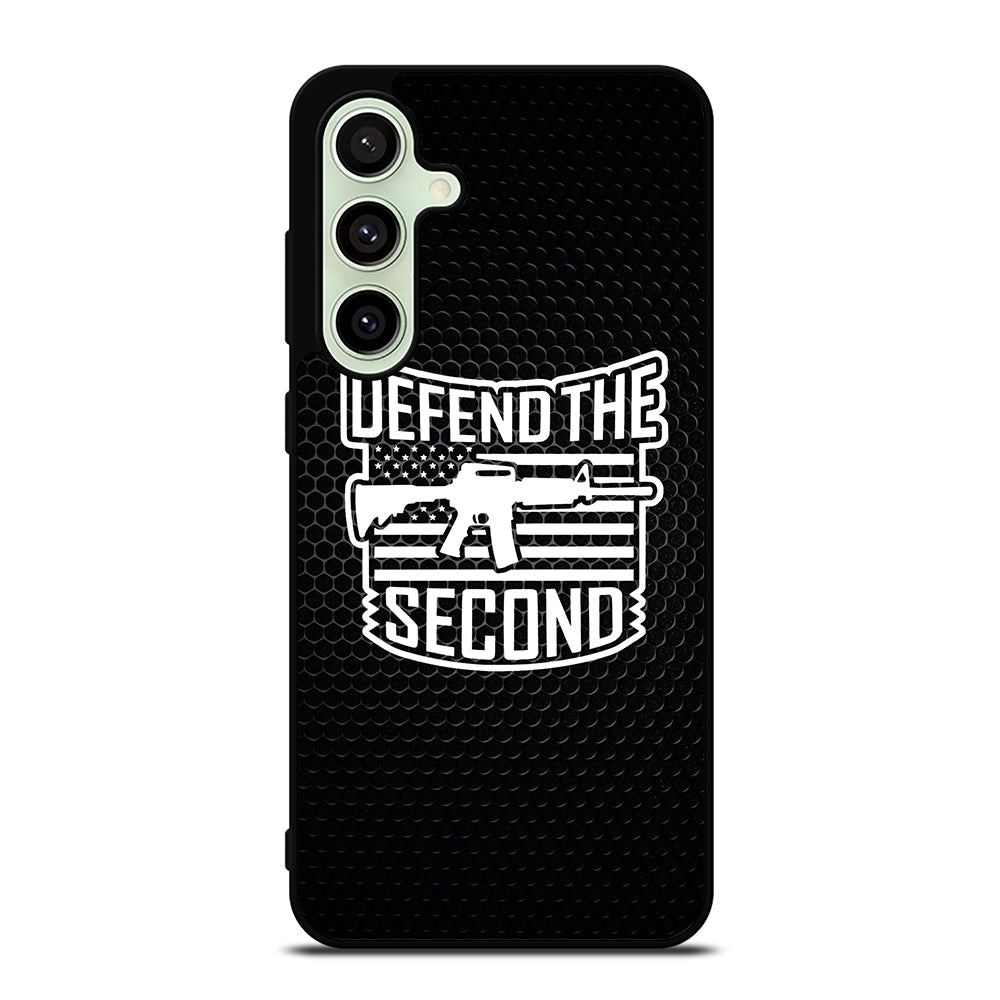 SECOND AMENDMENT LOGO METAL LOGO Samsung Galaxy S24 FE Case Cover